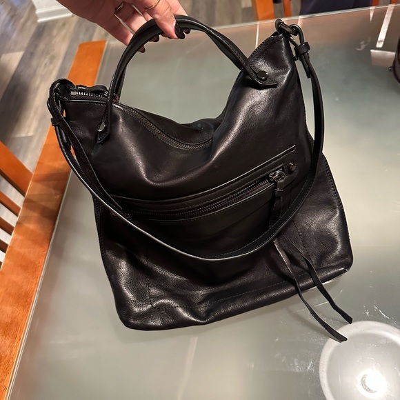 Sale 🔥Like NEW!! BOTKIER Bucket Leather Hobo Bag - Picture 9 of 15